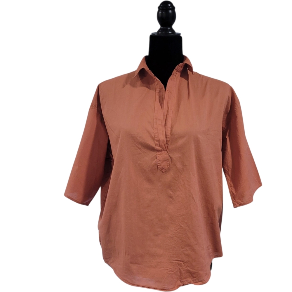 A SHIRT THING audrey shirt in Orange Size S